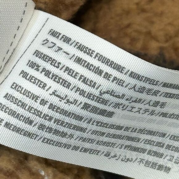 Albercrombie & Fitch women’s leopard print Sherpa jacket in medium - Picture 6 of 7